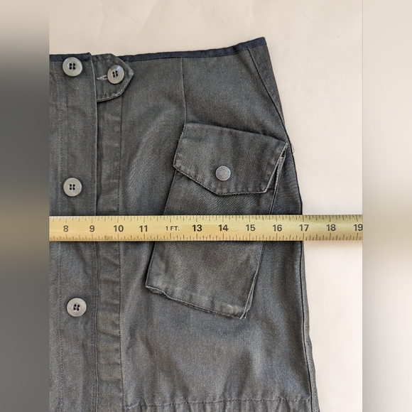 Mayer Peace Collection Utility Pencil Skirt Dark Green Grey Size S - Picture 7 of 10